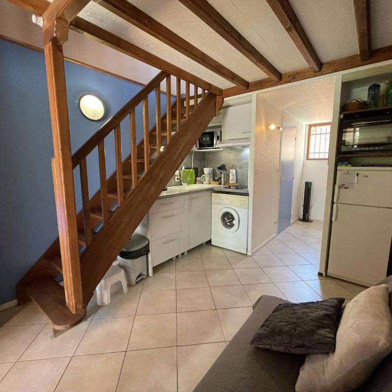 Villa 2 Pièces Mezzanine Climatisée avec Terrasse Privée - 6 Couchages - Saint Cyprien Plage - FR-1-106-36 - Villa - 4