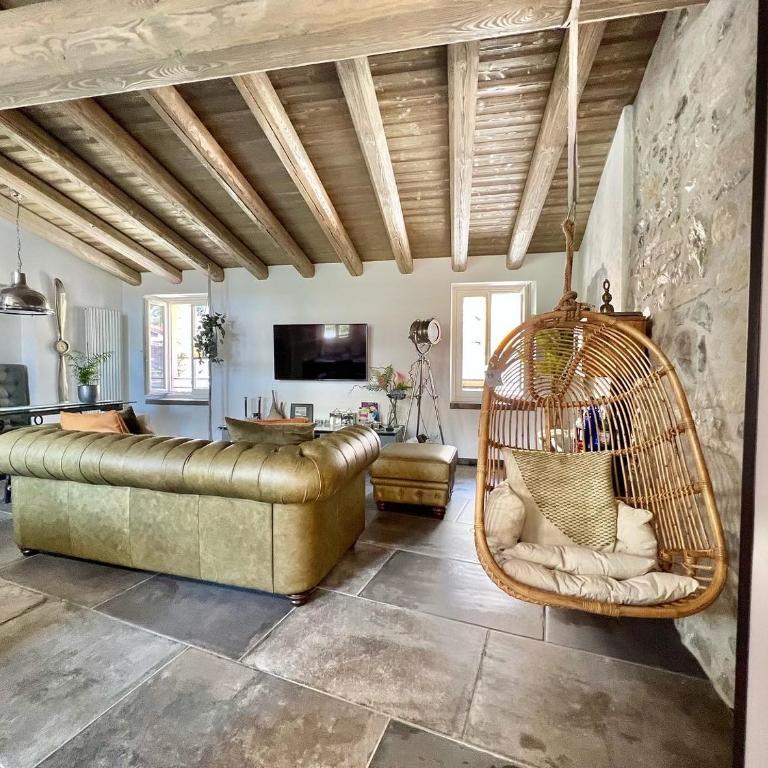 Premium Unique Lakeside view 90 m2 IlRusticodiB Apartment with private garden - Two-Bedroom Apartment - 11