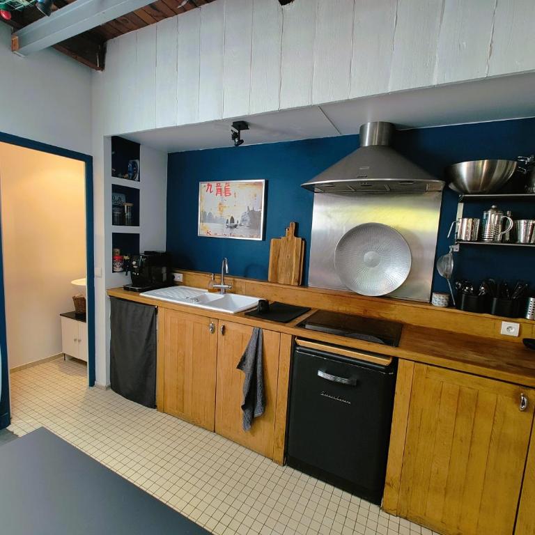 Atelier d'artiste - Loft with garden center of Paris - Maison 2 Chambres - 13