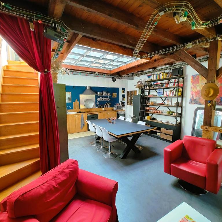 Atelier d'artiste - Loft with garden center of Paris - Maison 2 Chambres - 9
