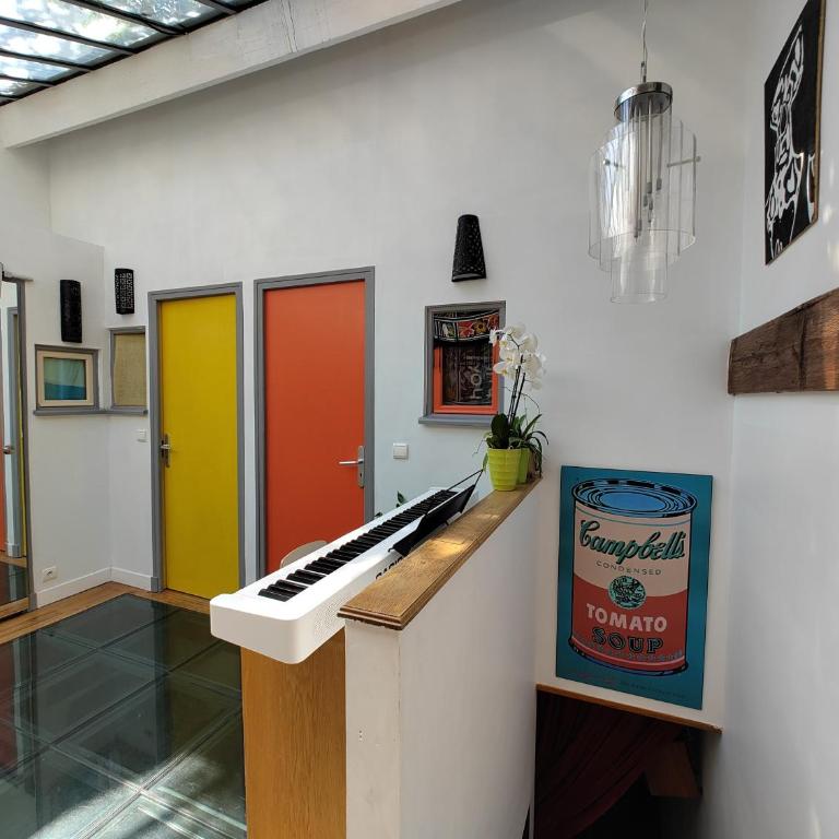 Atelier d'artiste - Loft with garden center of Paris - Maison 2 Chambres - 17