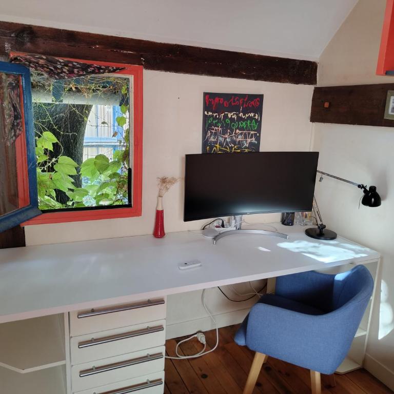 Atelier d'artiste - Loft with garden center of Paris - Maison 2 Chambres - 20