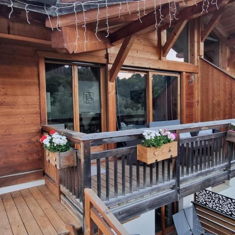 SUPERBE DEMI CHALET LUXUEUX 120M² 8 Personnes à SALLANCHES. - Chalet Supérieur - 7