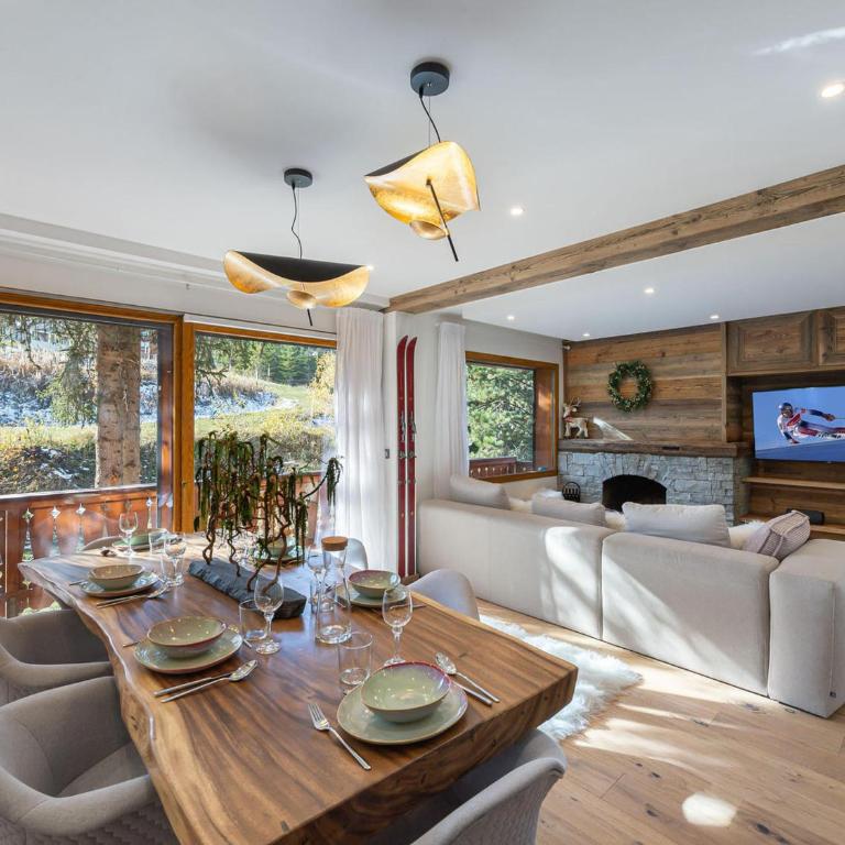 Appartement de charme avec cheminée et balcon ensoleillé à Courchevel - FR-1-564-84 - Apartment - 9
