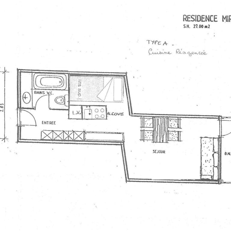 Studio rénové pour 4 pers, balcon sud-ouest, Arc 1800 - FR-1-411-632 - Studio - 10