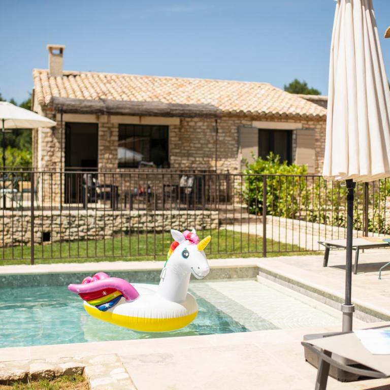 Bastide Toujours Dimanche, Maison de vacances avec vue & piscine chauffée - Maison 2 Chambres - 3