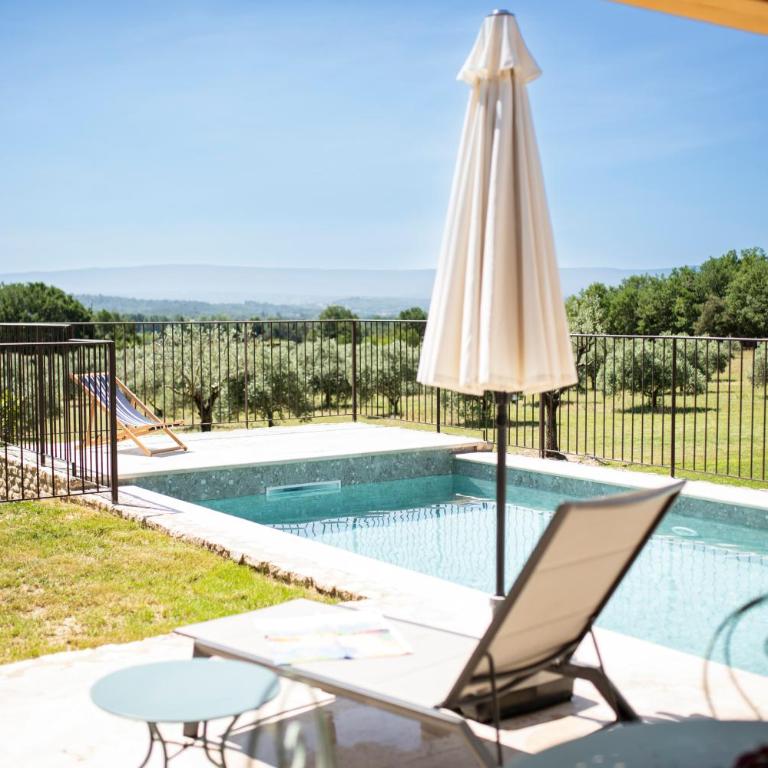 Bastide Toujours Dimanche, Maison de vacances avec vue & piscine chauffée - Maison 2 Chambres - 68