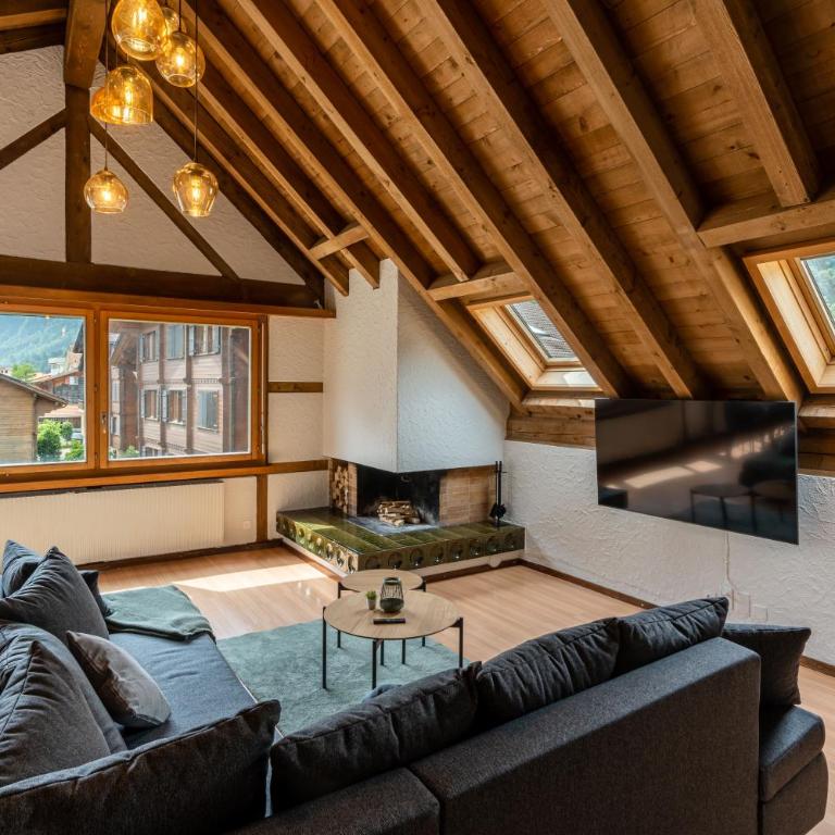 Jungfrau-View Apartment, terrace & free parking - Apartment mit Blick auf die Berge - 19