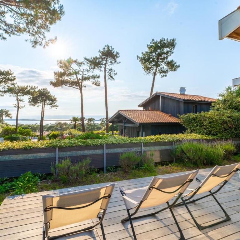 Villa Marie - Pyla sur mer superbe villa 10 personnes vue Bassin - Maison 5 Chambres - 2