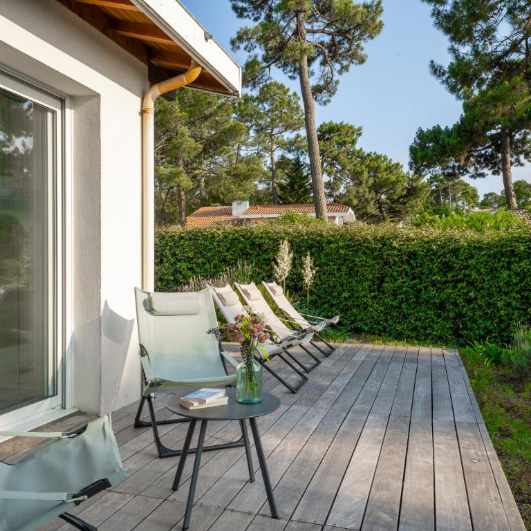 Villa Marie - Pyla sur mer superbe villa 10 personnes vue Bassin - Maison 5 Chambres - 22