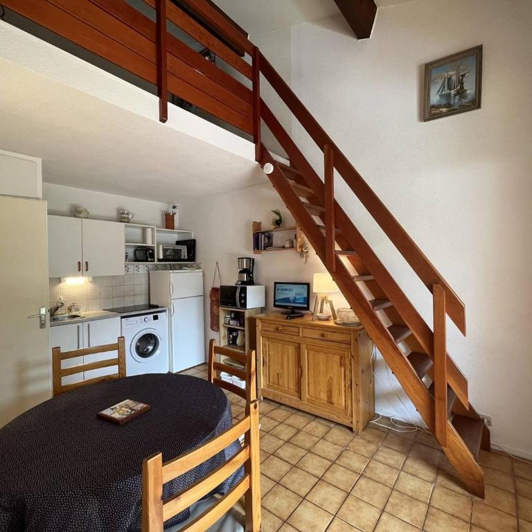 Villa T2 Mezzanine 6 pers avec Jardin, Piscine, Proche Plage - Saint-Cyprien - FR-1-106-27 - Villa - 3