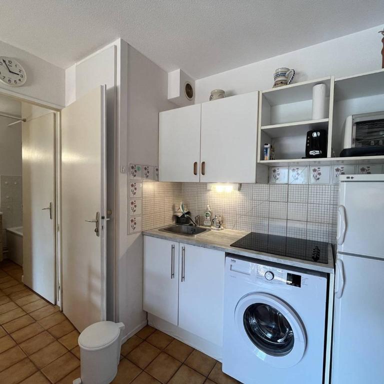 Villa T2 Mezzanine 6 pers avec Jardin, Piscine, Proche Plage - Saint-Cyprien - FR-1-106-27 - Villa - 14