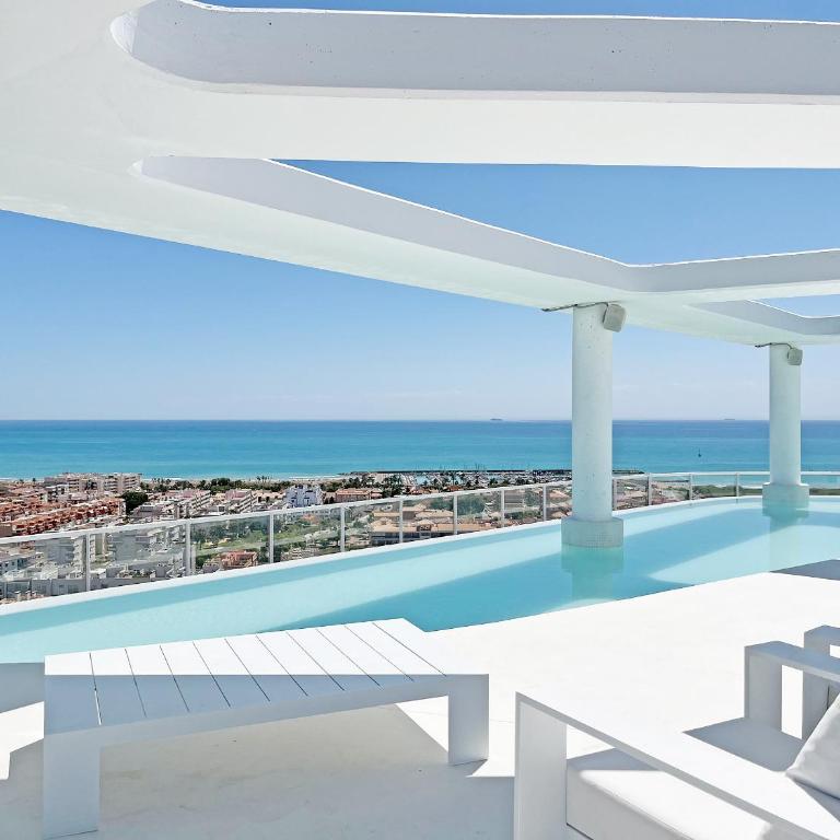 Global Vacacional, Apartamento con piscina privada y terraza con vistas a la costa - Apartment mit Meerblick - 91