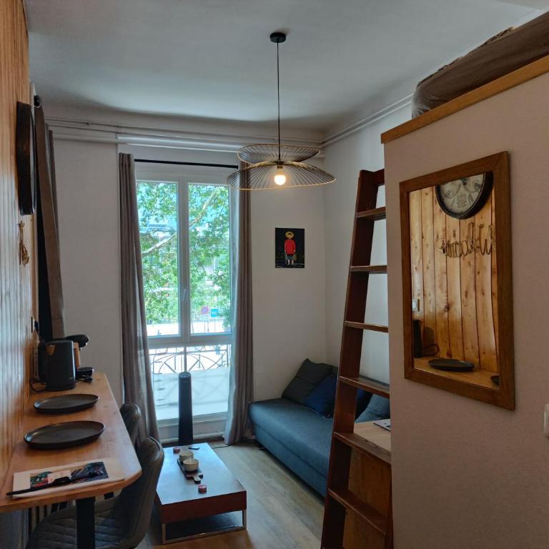Studio cosy rénové -Hyper centre Grenoble, 1 min Gare-Tram - Appartement 1 Chambre - 28