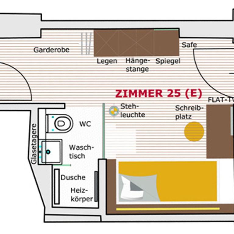 Basic Hotel Innsbruck - Einzelzimmer - 1
