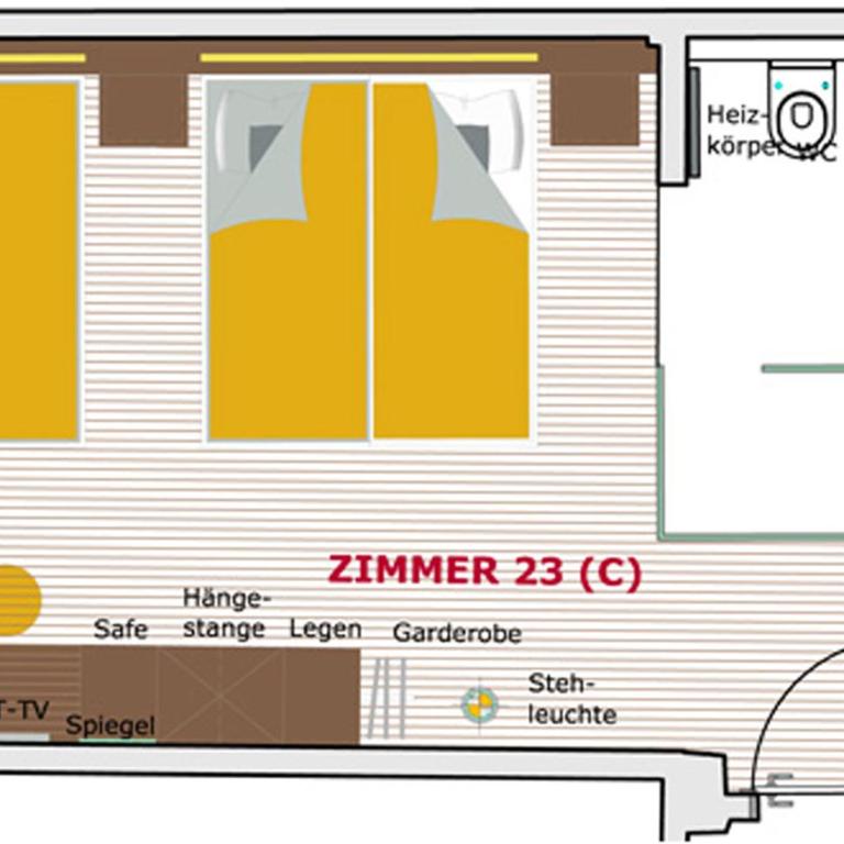 Basic Hotel Innsbruck - Vierbettzimmer - 1