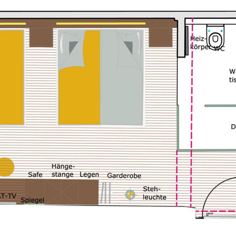 Basic Hotel Innsbruck - Dreibettzimmer - 1