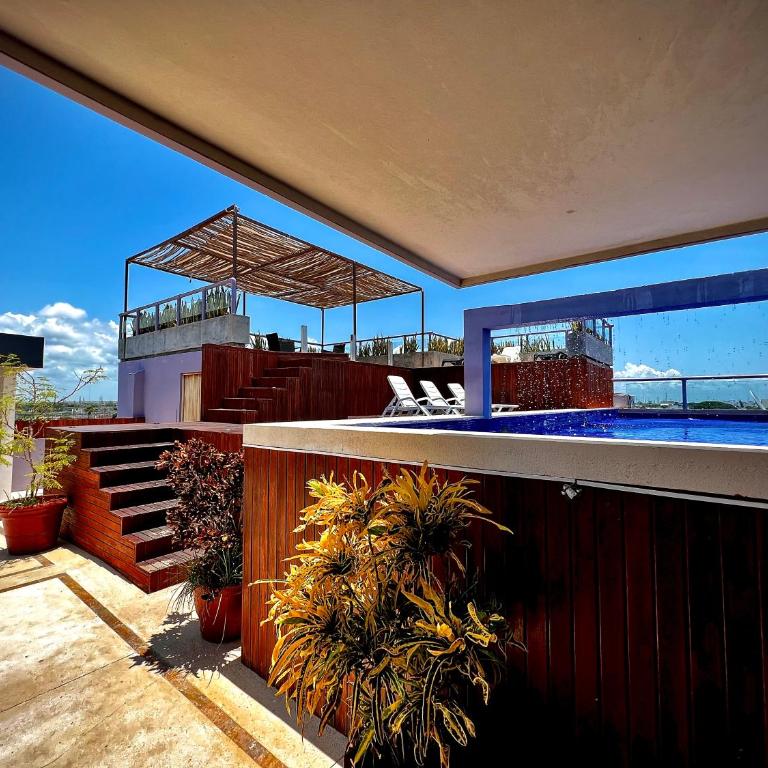 Playa Centro Rooftop Apartments & Studios - Studio with Balcony - 11