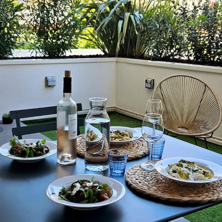 Arcarêve - Grand Studio Deluxe avec terrasse, jardin et accès plage par la résidence - Studio Double Deluxe - 10