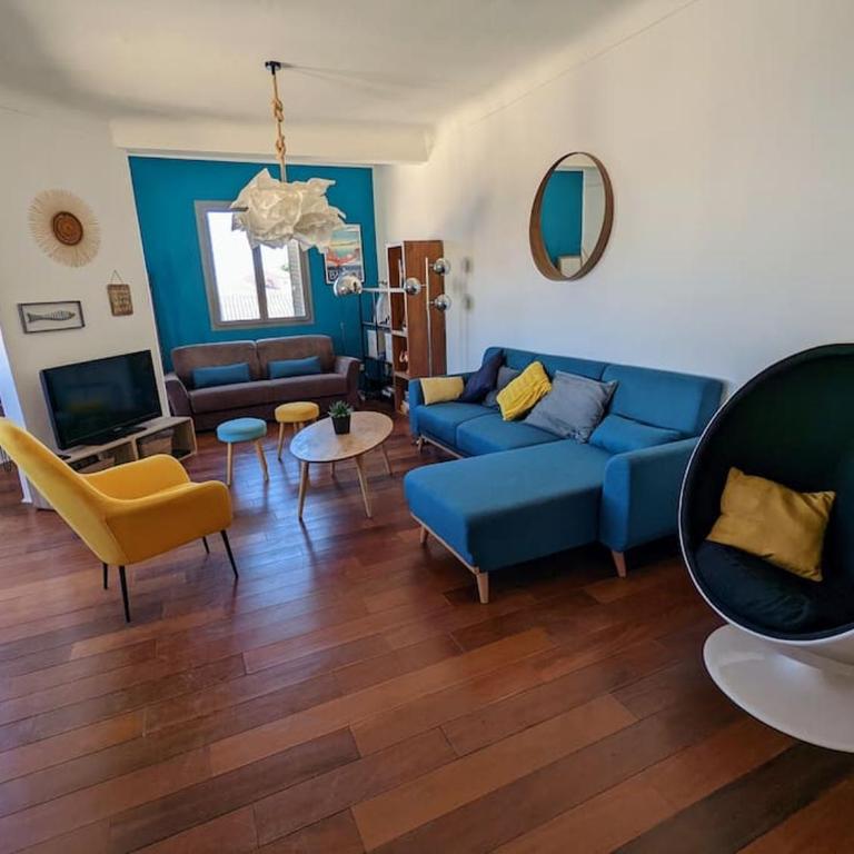Loft 80m2 Bandol dernier étage à 100m plage, centre, port - Appartement 2 Chambres - 3