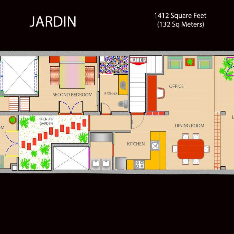 Casa Del Reloj - Apartamento con vistas al jardín - 16