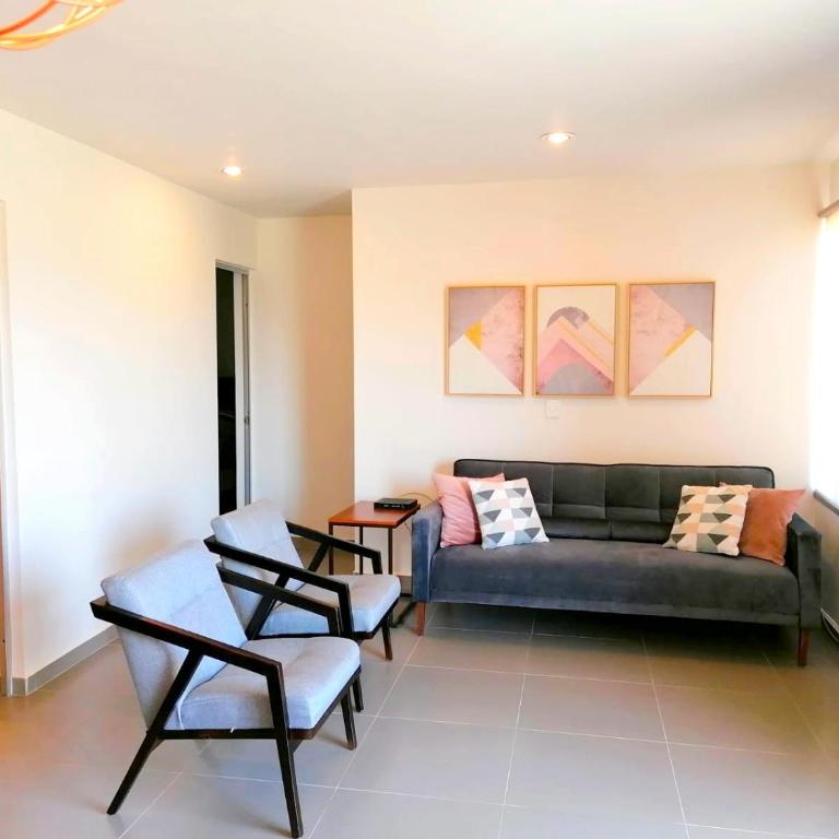 Excelente Departamento con Alberca cerca de Playa - Residencial Coto Mareta I - Two-Bedroom Apartment - 10