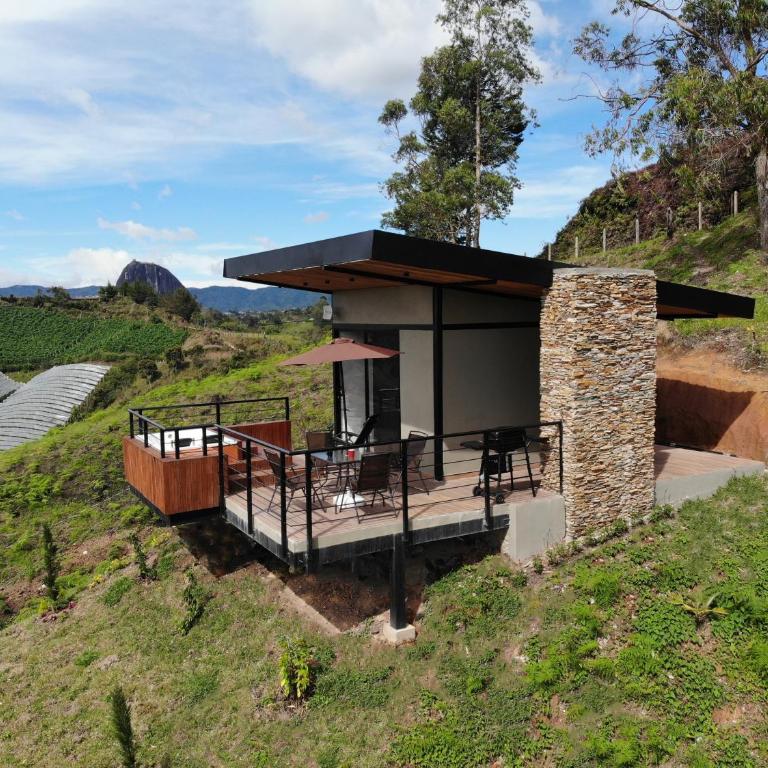 Glamping en Guatape Wifi Jacuzzi - Chalet de 1 dormitorio - 1