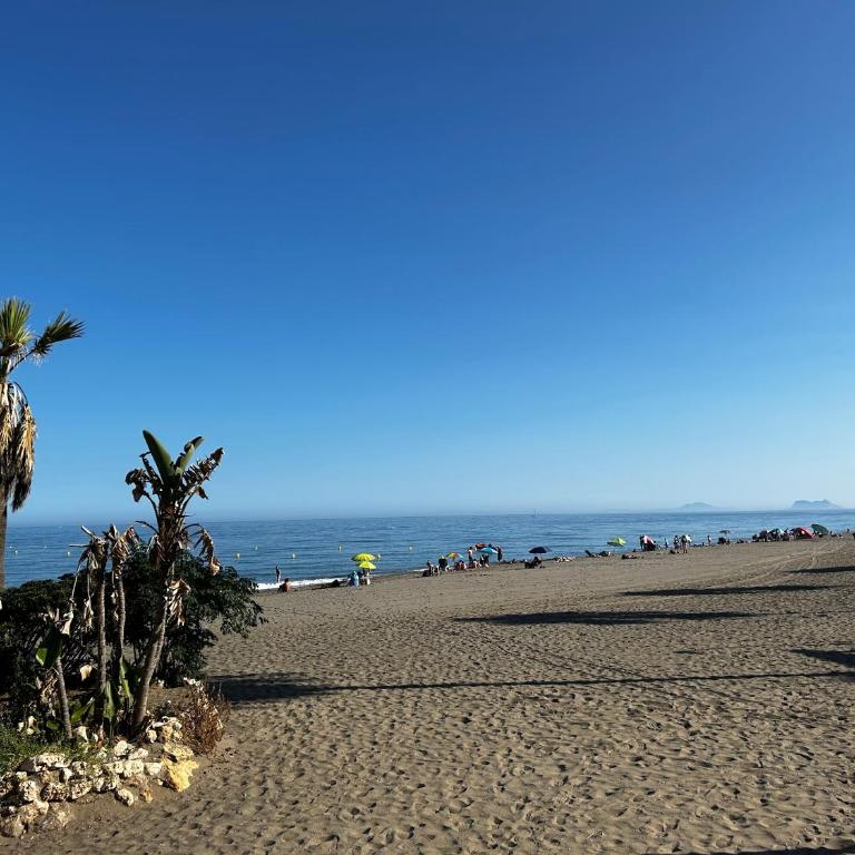 central bright apartment, community pool and own private pool on splendid terrace, garage, beach 900m, mountains 200m - Apartamento de 2 dormitorios - 33