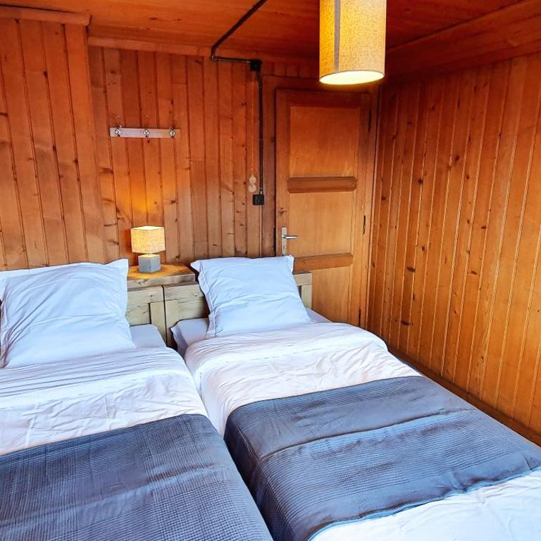 Auberge le Mont-Gelé - Zweibettzimmer mit Bergblick - 3