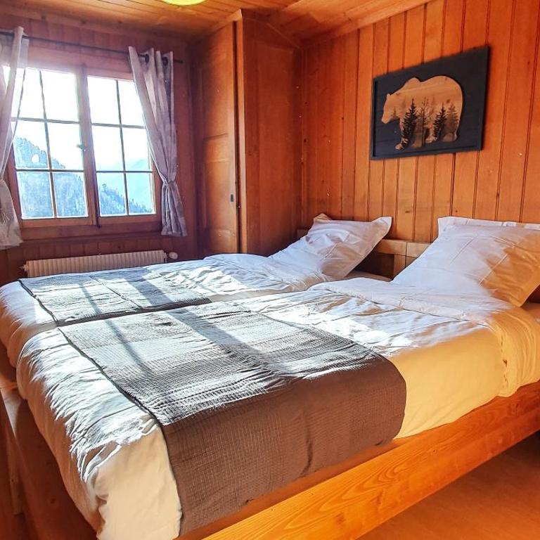 Auberge le Mont-Gelé - Standard Zweibettzimmer mit Bergblick - 1
