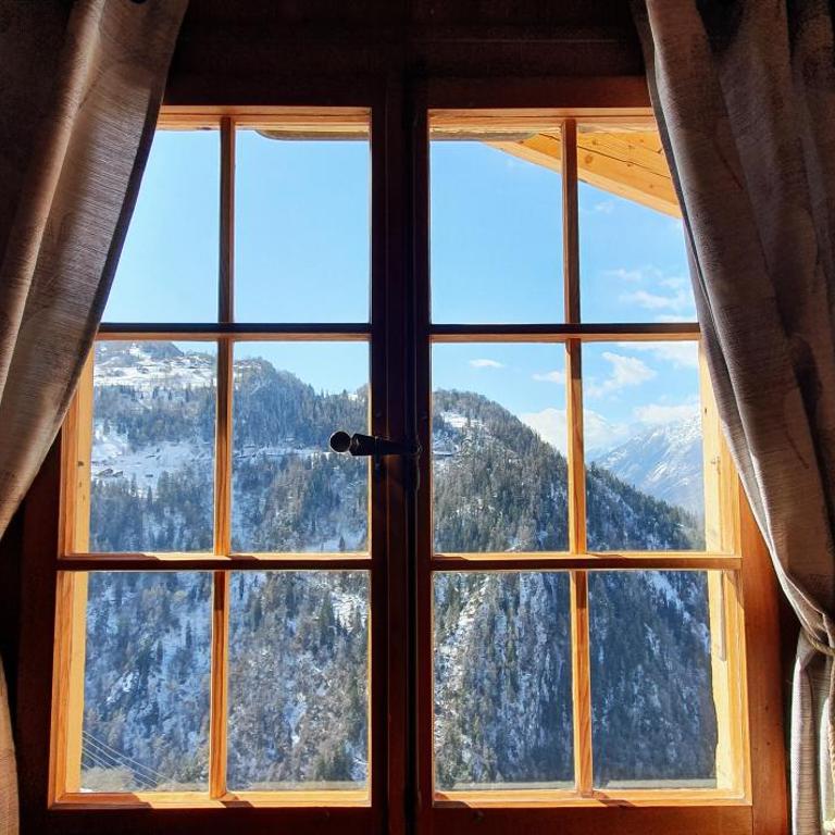 Auberge le Mont-Gelé - Standard Zweibettzimmer mit Bergblick - 3
