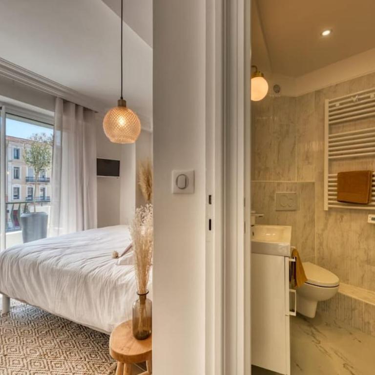 F2 refait à neuf balcon centre-ville proche plage - Appartamento con 1 Camera da Letto - 14