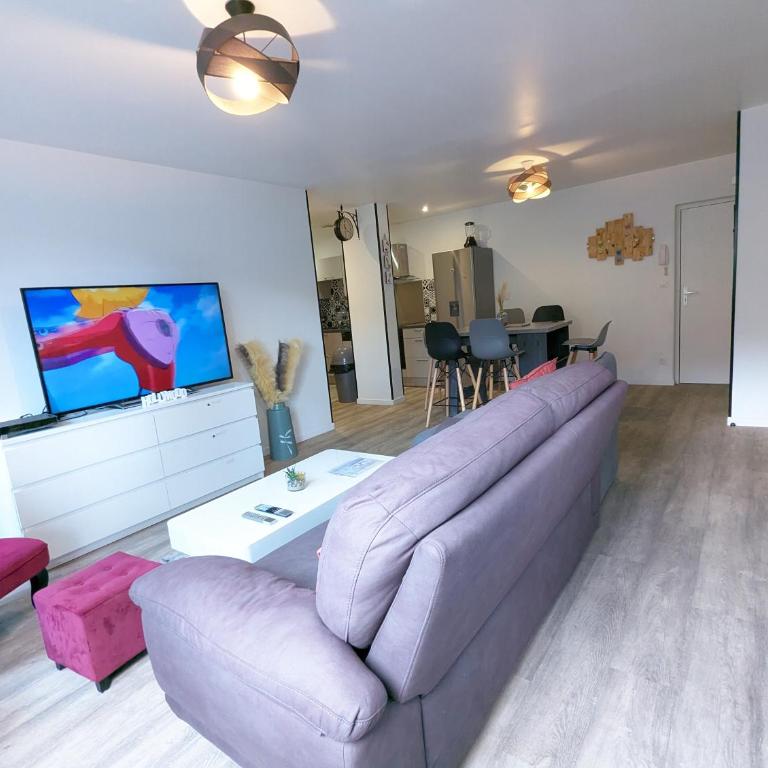Beau-Jean, Un Cocon Sympa 5 min à Pied du Centre-Ville, Parking Privé, à 10 min du CHU - Appartement Supérieur - 9