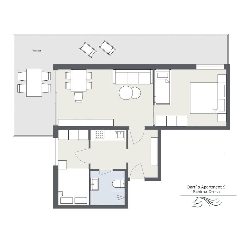 Schima Drosa Apartments - Studios - by Pferd auf Wolke - Apartment mit 2 Schlafzimmern - 4