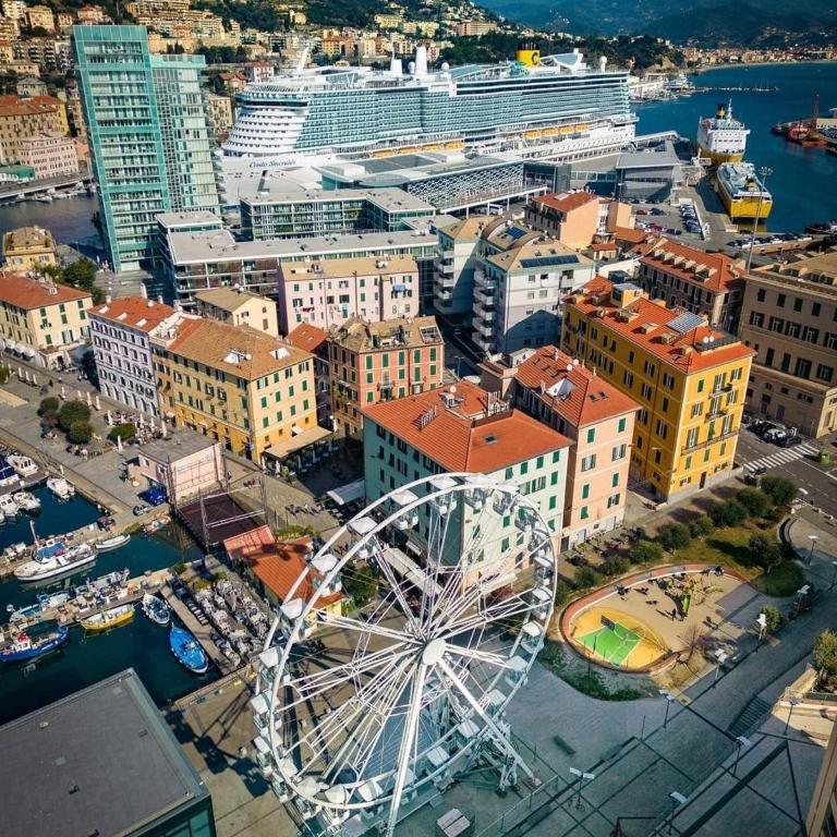 Vista sulla marina, AC, ascensore - Appartamento con 2 Camere da Letto - 36
