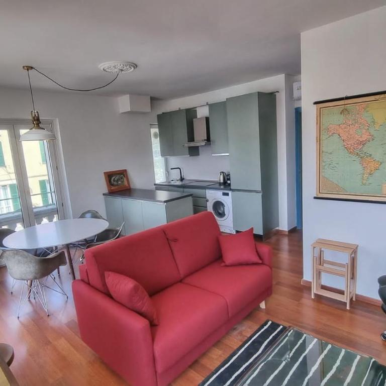 Vista sulla marina, AC, ascensore - Appartamento con 2 Camere da Letto - 6