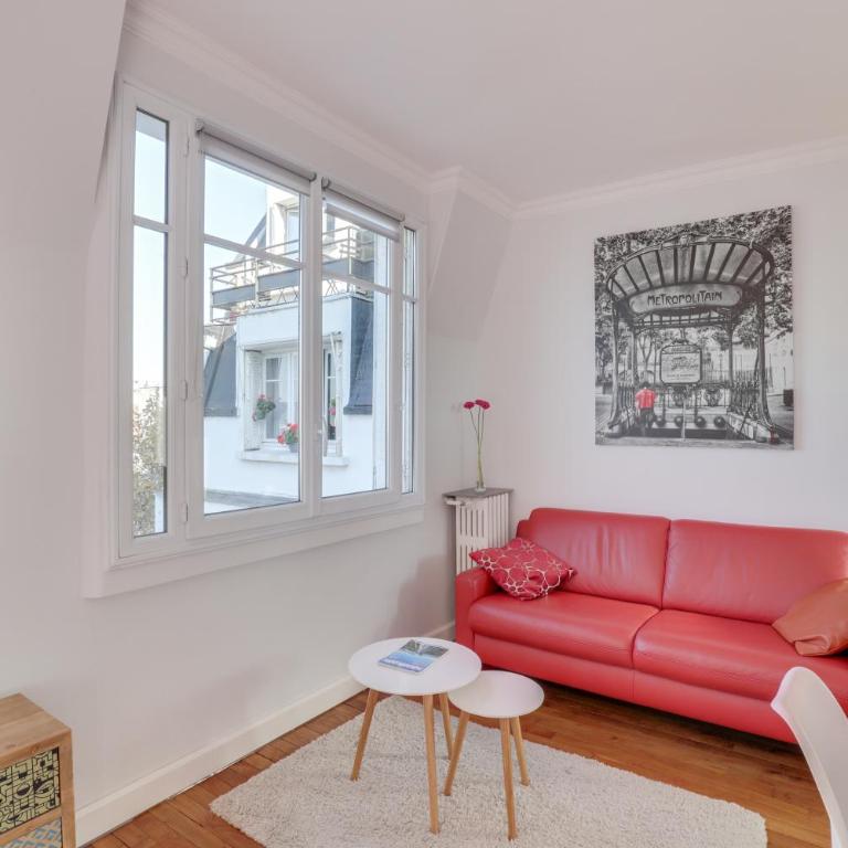 Eiffel Tower view terrace Saint Germain des Pres - Chambre Double ou Lits Jumeaux - 12