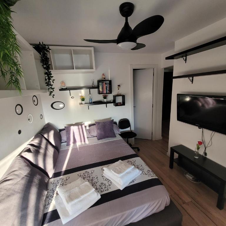 Alojamiento ENTERO en Madrid, con ACCESO PRIVADO - Standard Double Room with Fan - 5
