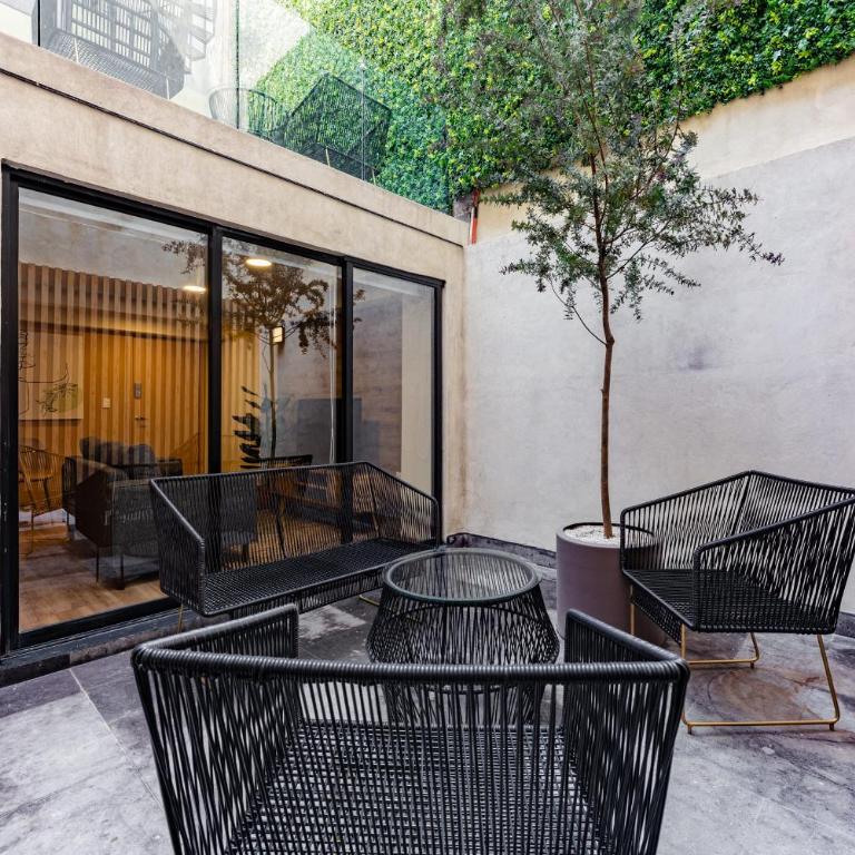 Condesa Cholula Lofts by VH - Studio with Terrace - 11
