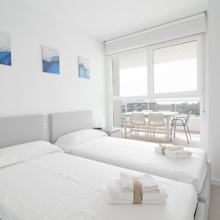 Global Vacacional, Apartamento con terraza, vistas al mar y a la piscina - Apartment mit Terrasse - 14