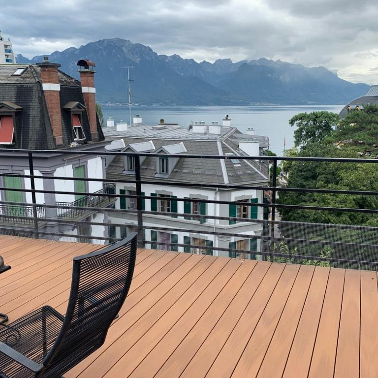 Loft with rooftop, stunning view of the lake! - Apartment mit 1 Schlafzimmer - 9