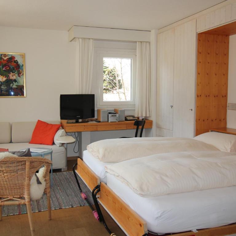 Residenza Lagrev 2 Zimmerwohnung - Nr 002 - Typ 21A - Hochparterre - Süd West - Apartamento con vistas a las montañas - 3