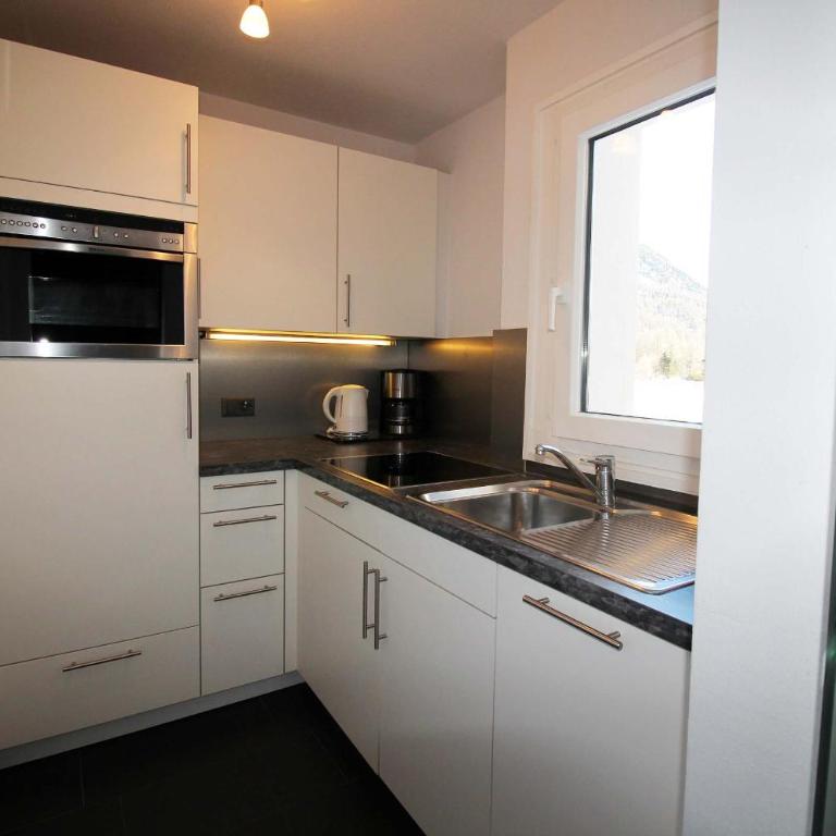 Residenza Lagrev 1 1 2 Zimmerwohnung Nr 001 - Typ 15A - Hochparterre - Nord West - Apartamento con vistas a las montañas - 6