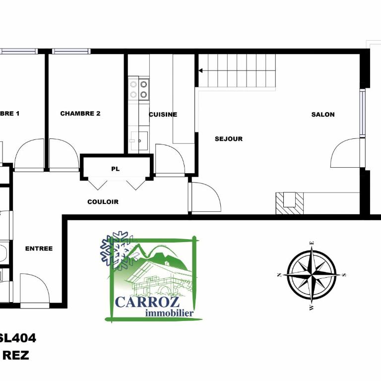 Duplex 8 Pers centre des Carroz (SL404) - Maisonette-Apartment - 9