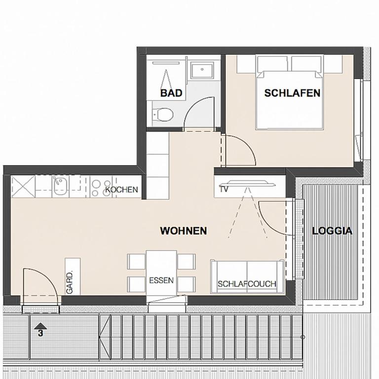 quartier39 - Appartement 1 Chambre - 11