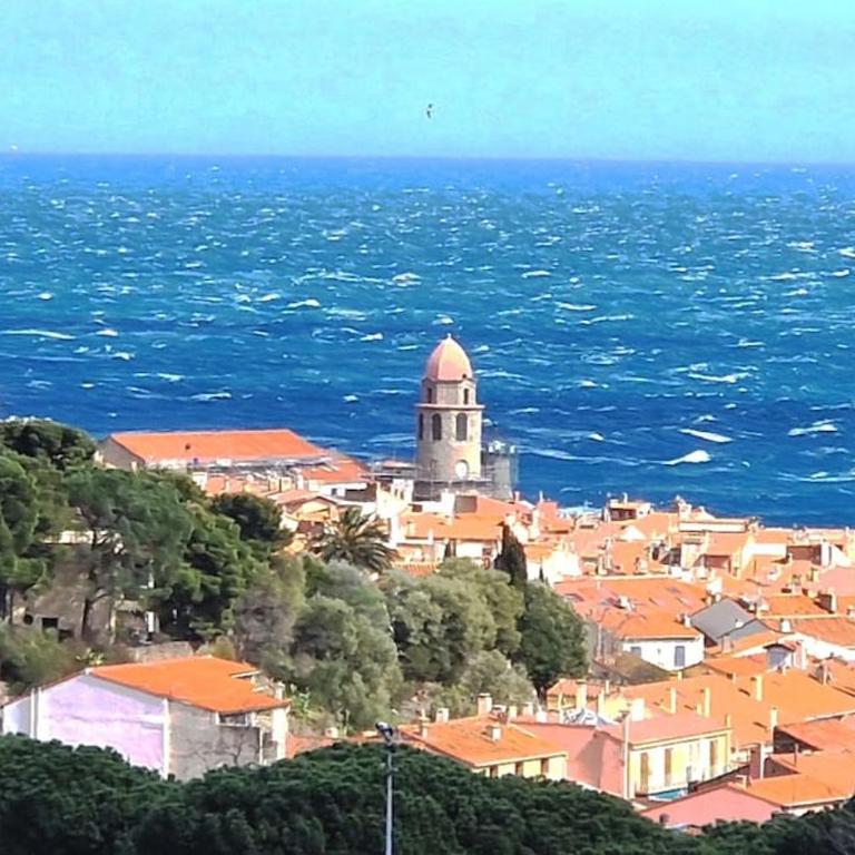 T2 au calme-vue mer et baie de Collioure-Clim-Garage - Apartment mit 1 Schlafzimmer - 1
