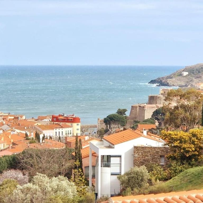 T2 au calme-vue mer et baie de Collioure-Clim-Garage - Apartment mit 1 Schlafzimmer - 17