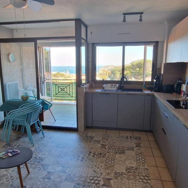 T2 au calme-vue mer et baie de Collioure-Clim-Garage - Apartment mit 1 Schlafzimmer - 16