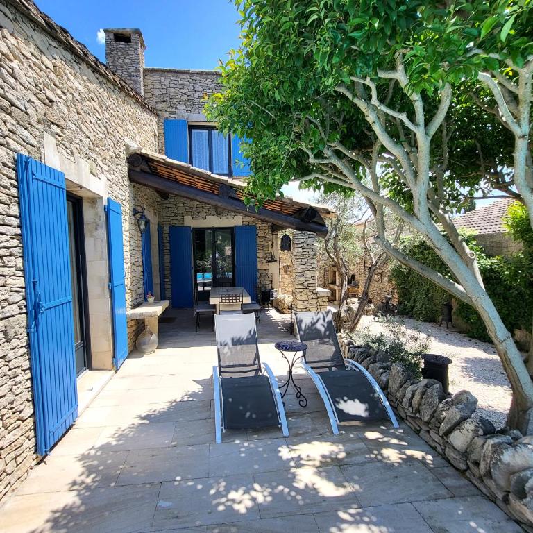 "La Massette du Cheval Blanc" Villa de caractère en pierre - Villa Supérieure - 14