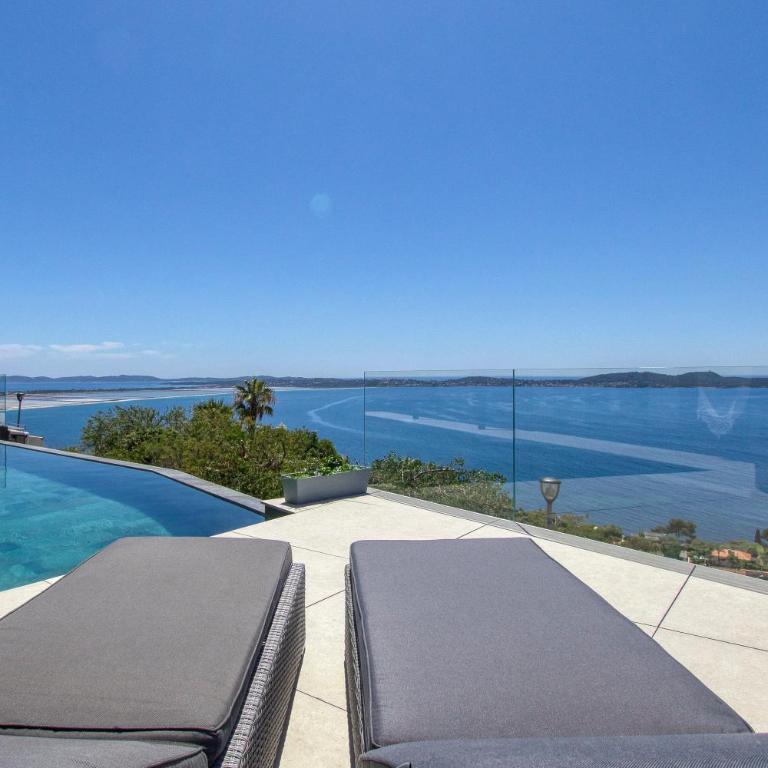 VILLA L'OISEAU BLEU 220m2 VUE MER 180, GIENS & Porquerolles - Studio - Villa - 5